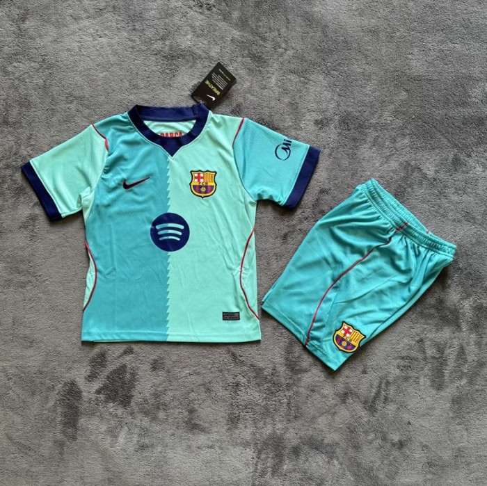 26/27 Barcelona third kids kit