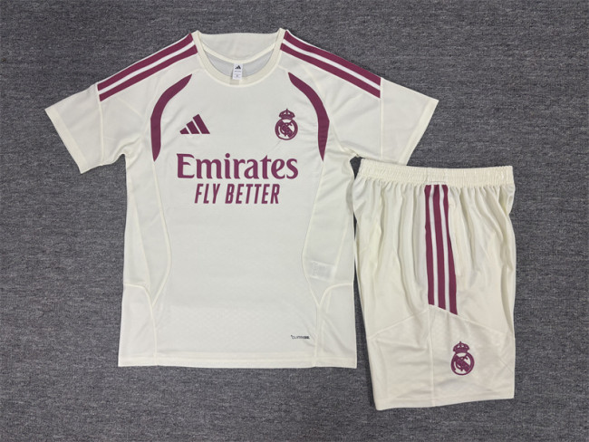 26/27 Real Madrid Short sleeve Adult training suit