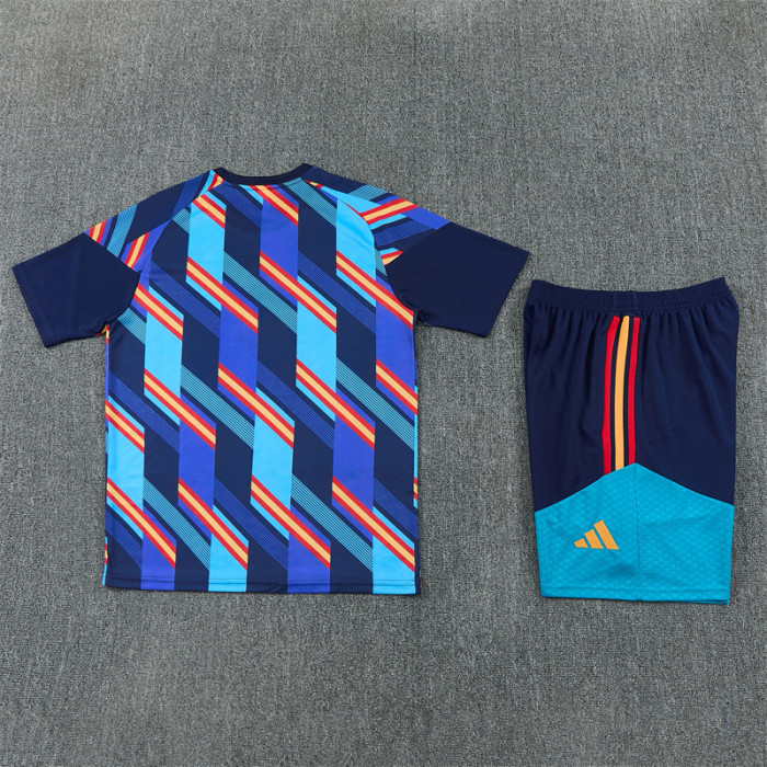 26/27 Spain short -sleeved training suit