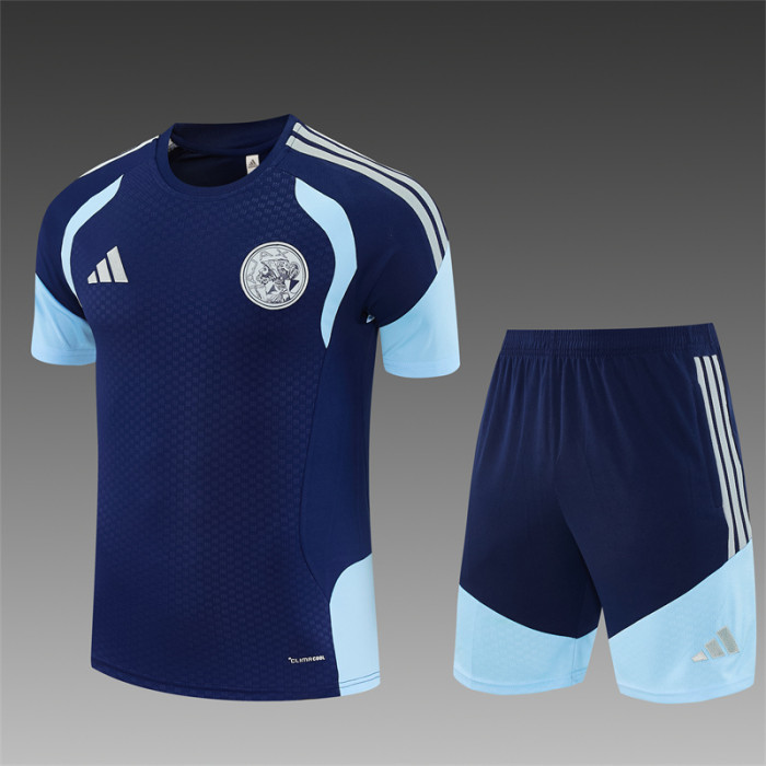 26/27 Ajax Short sleeve Adult training suit Royal Blue