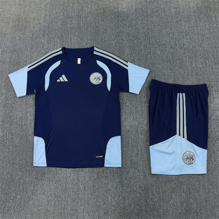 26/27 Ajax Short sleeve Adult training suit Royal Blue
