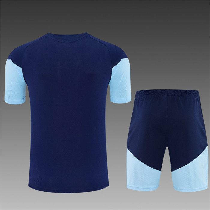 26/27 Ajax Short sleeve Adult training suit Royal Blue