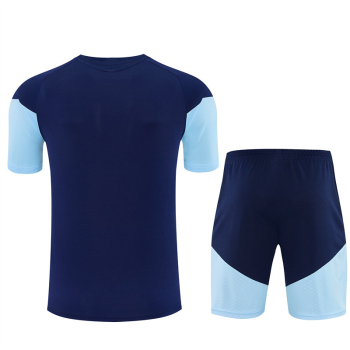 26/27 Ajax kids Short sleeve training suit Royal Blue