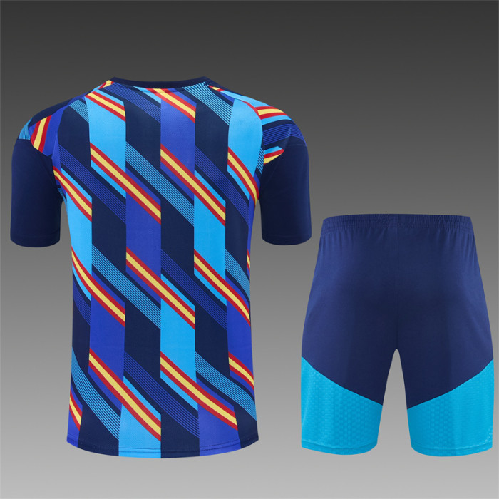 26/27 Spain short -sleeved training suit
