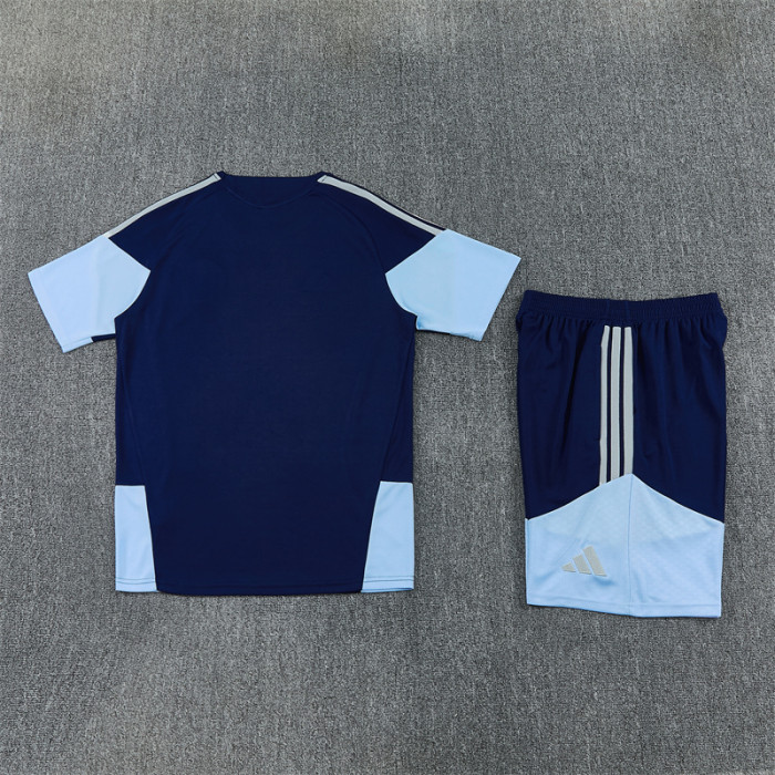 26/27 Ajax Short sleeve Adult training suit Royal Blue