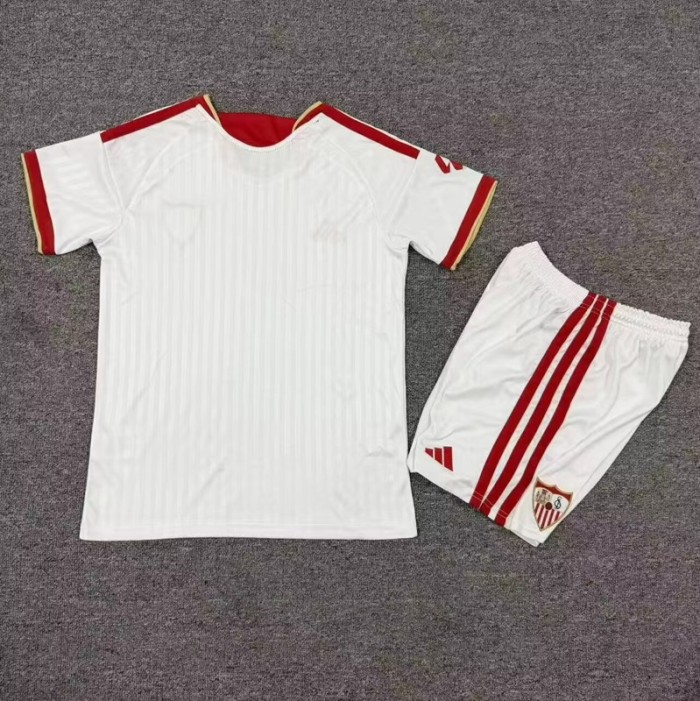 26/27 Sevilla home kids kit