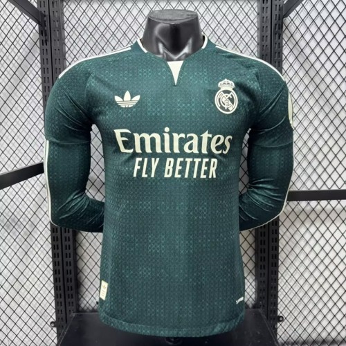 26/27 Real Madrid Away Player Version long sleeves