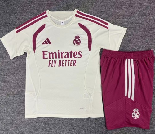 26/27 Real Madrid Short sleeve Adult training suit