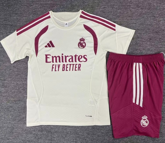 26/27 Real Madrid Short sleeve Adult training suit
