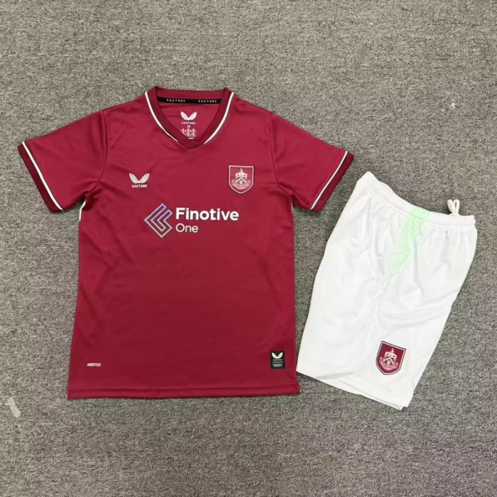 26/27 Burnley home kids kit