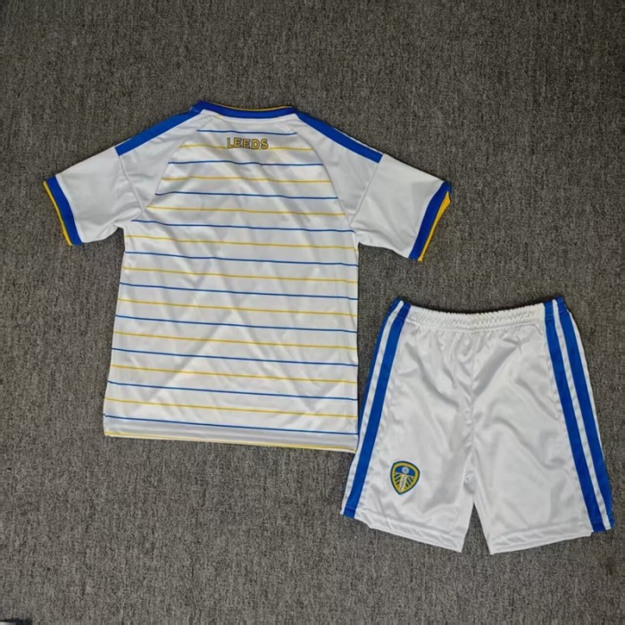 26/27 Leeds United home kids kit