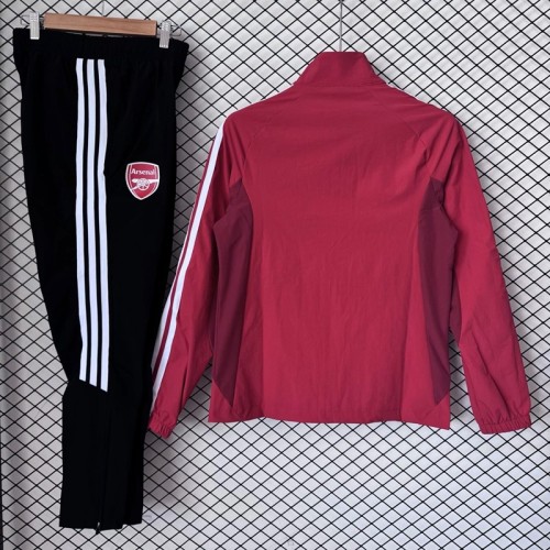 26/27 Arsenal Adult training suit trench coat red