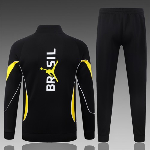 26/27 Brazil Jordan Adult suit jacket black