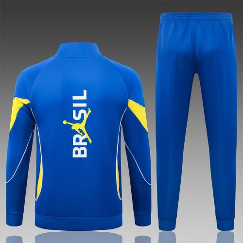 26/27 Brazil Jordan Adult suit jacket blue