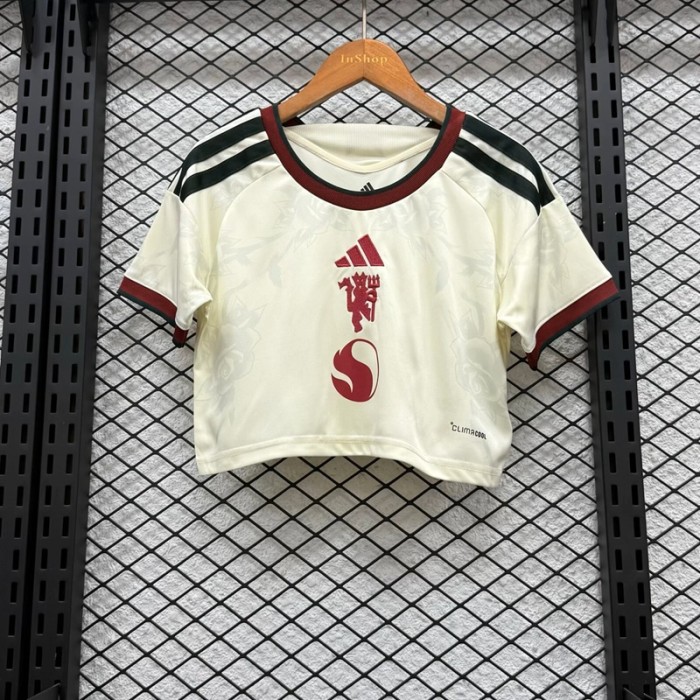 26/27 Manchester United third women's short football Jersey