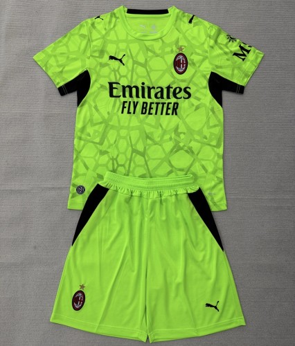 26/27 AC milan goalkeeper Adult Set green