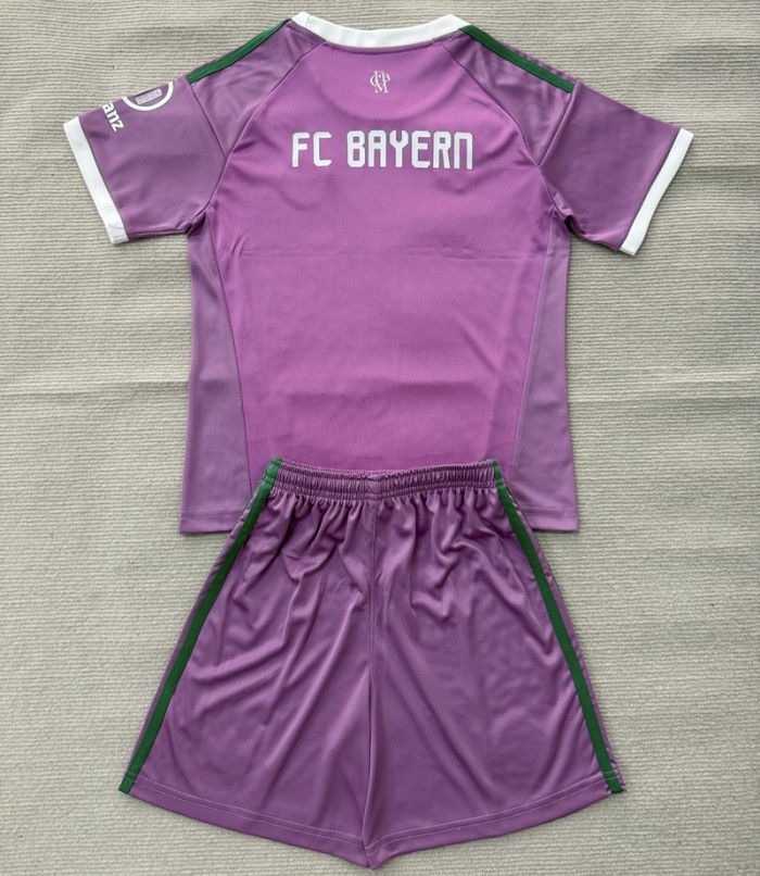 26/27 bayern munich Goalkeeper kids kit Purple