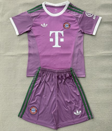 26/27 bayern munich Goalkeeper kids kit Purple