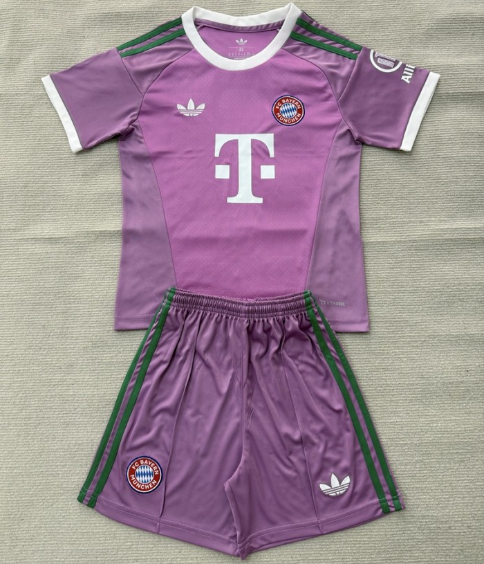 26/27 bayern munich Goalkeeper kids kit Purple