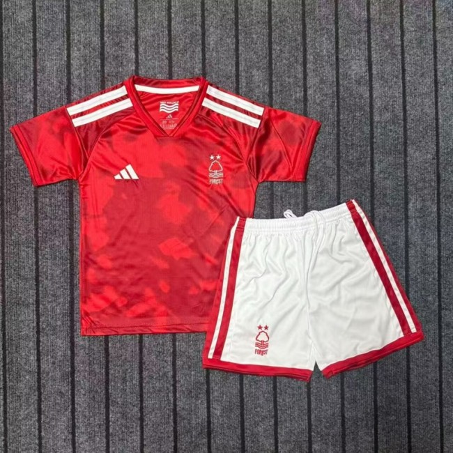 26/27 Nottingham Forest home kids kit