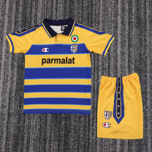 Retro 99/00 Parma home kids kit