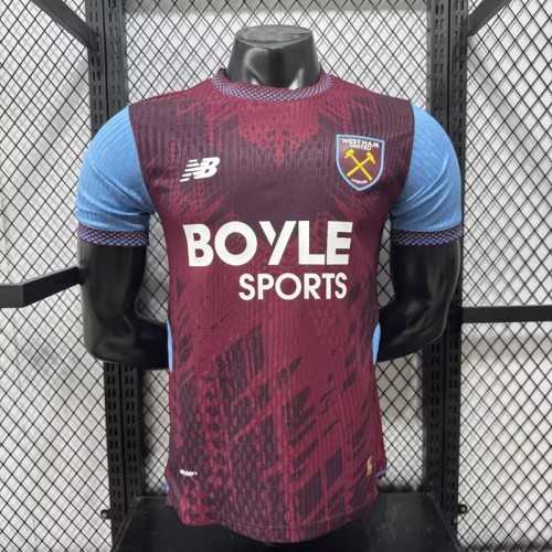 26/27 West Ham United home Player Version football Jersey