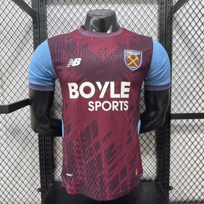 26/27 West Ham United home Player Version football Jersey