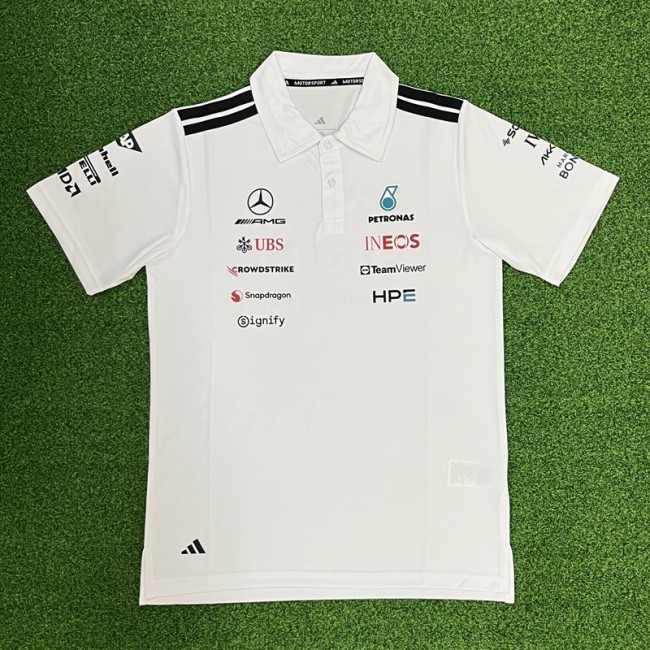 2026 Mercedes F1 Polo white