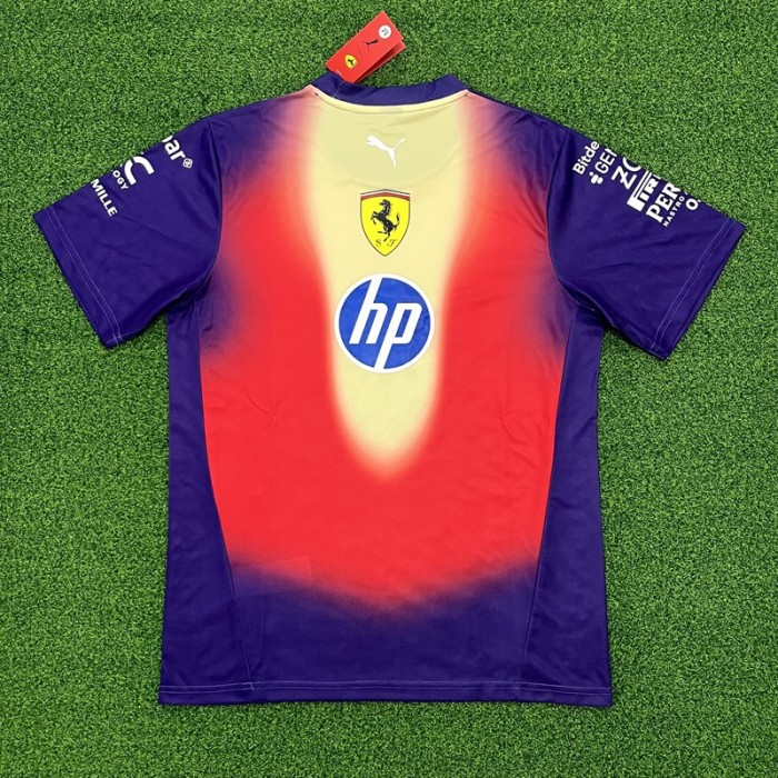2026 Super Ferrari F1 T-shirt blue