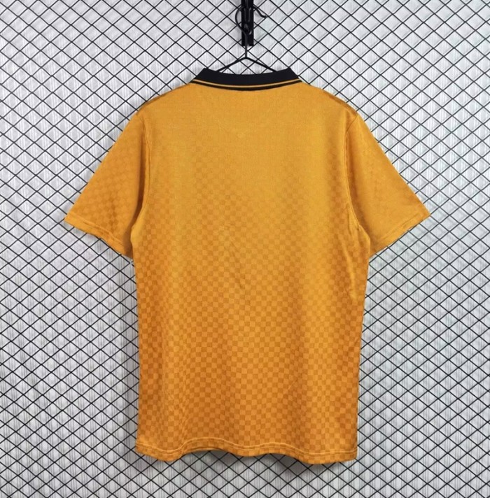 Retro 90/91 Wolverhampton Wanderers home football jersey