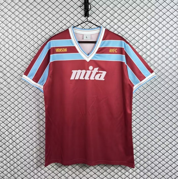 Retro 85/87 Aston Villa home football jersey