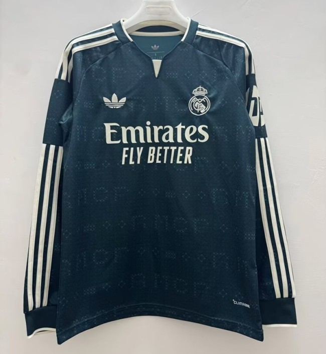 26/27 Real Madrid Away football Jersey long sleeves