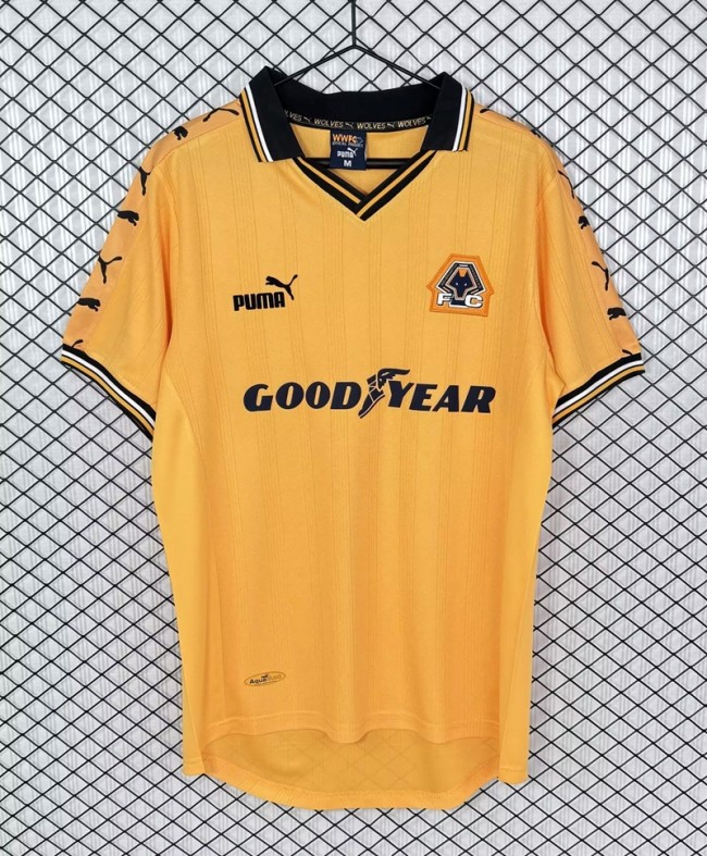 Retro 98/99 Wolverhampton Wanderers home football jersey