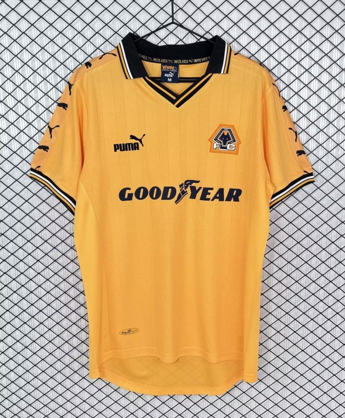 Retro 98/99 Wolverhampton Wanderers home football jersey