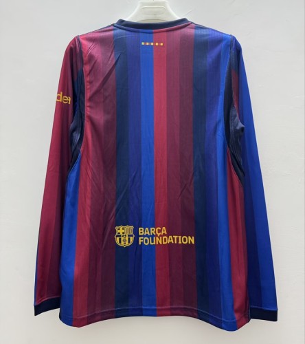 26/27 Barcelona home long sleeves football Jersey