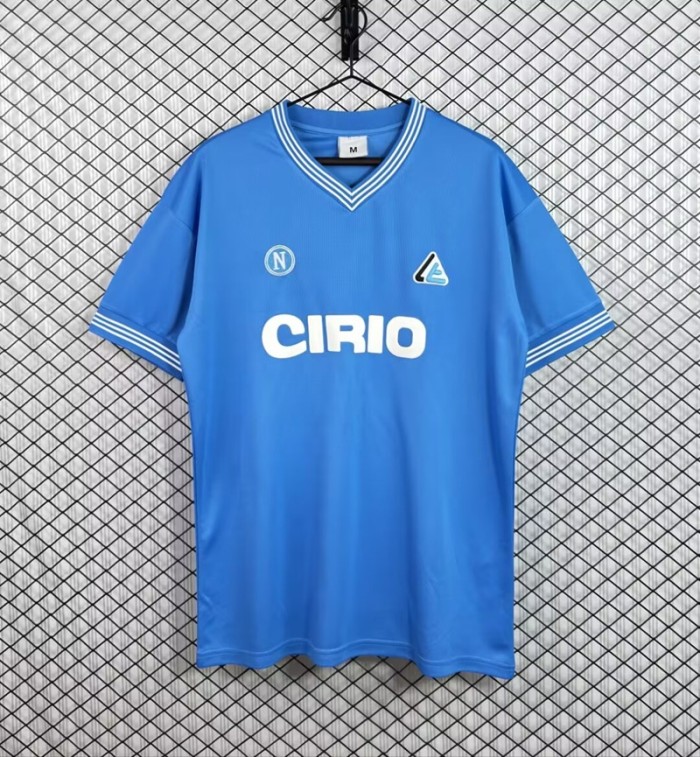 Retro 84/85 Napoli home football Jersey