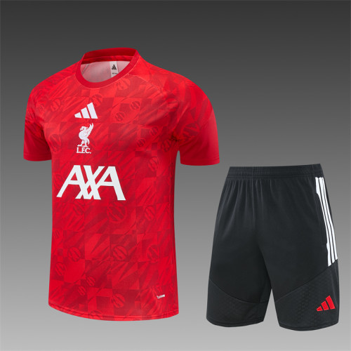 26/27 Liverpool Short sleeve training suit red