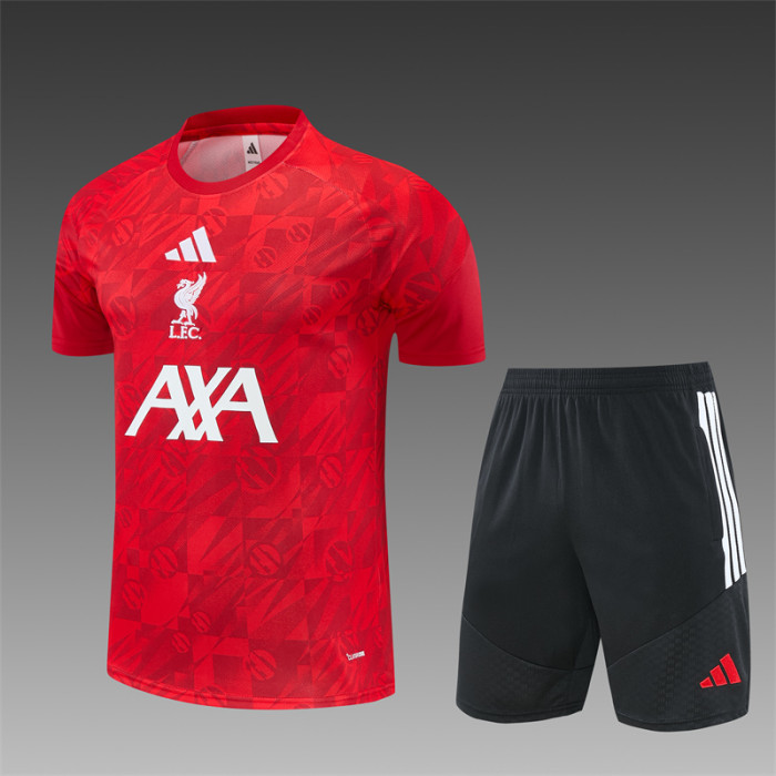 26/27 Liverpool Short sleeve training suit red