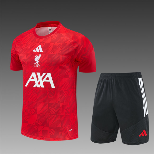 26/27 Liverpool Short sleeve training suit red