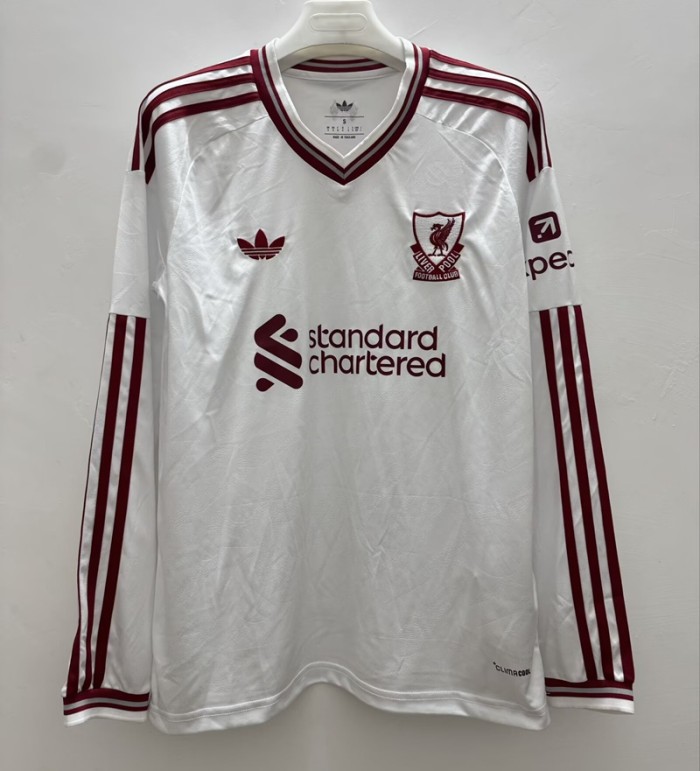 26/27 liverpool Away football Jersey Long sleeves