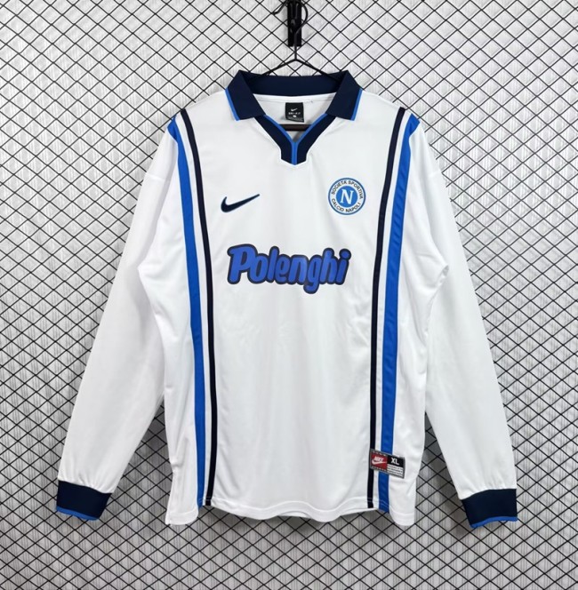 Retro 97/98 Napoli Away football Jersey Long sleeves