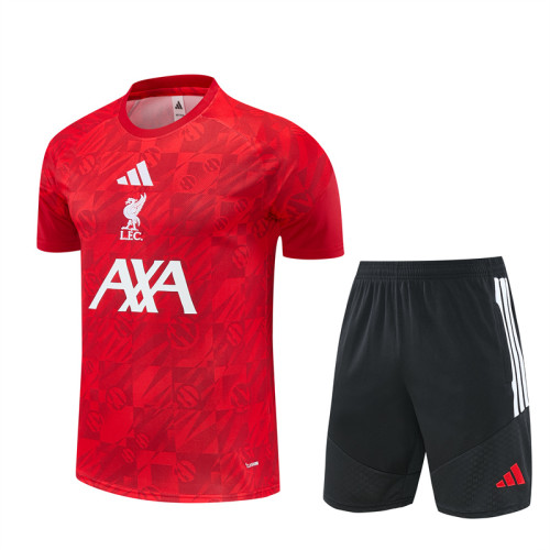 26/27 Liverpool kids Short sleeve training suit red