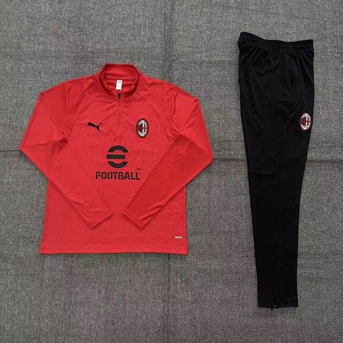 26/27 AC Milan training Adult suit red