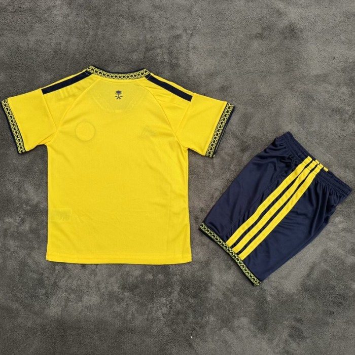26/27Al Nassr home kids kit