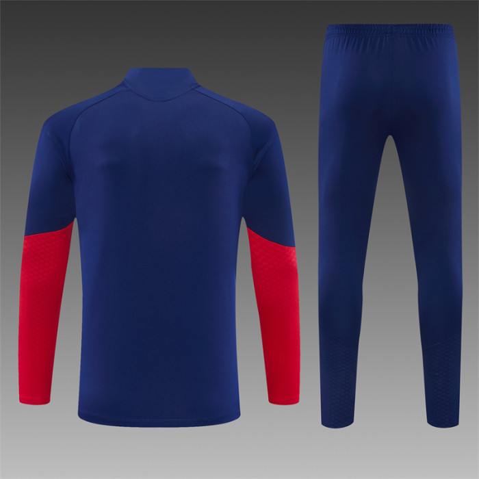 26/27 Arsenal training Adult suit Royal Blue red