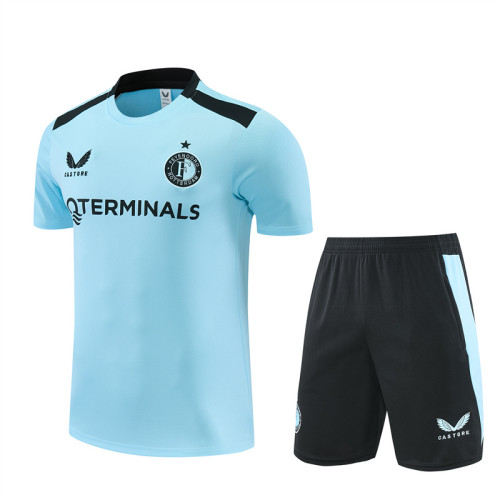 26/27 Feyenoord kids Short sleeve training suit Sky Blue