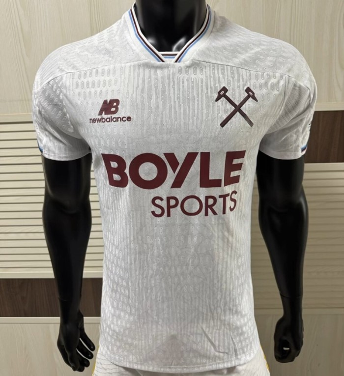 26/27 West Ham United Away Player Version football Jersey