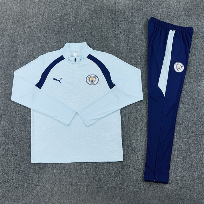 26/27 Manchester city kids training suit Sky blue