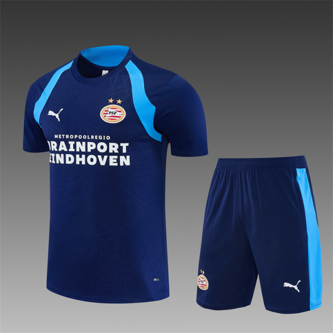 26/27 Eindhoven Short sleeve training Adult suit Royal Blue
