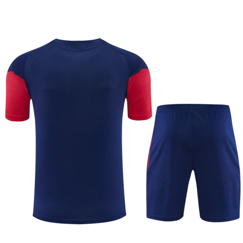 26/27 Arsenal kids Short sleeve training suit Royal Blue